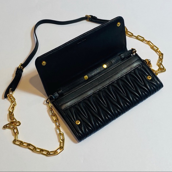 SOLD!Brand New MIU MIU Black Wallet on Chain - Picture 5 of 9
